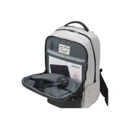DICOTA Backpack MOVE - Sac à dos pour ordinateur portable - 13" - 15.6" - gris clair (D31766)_8